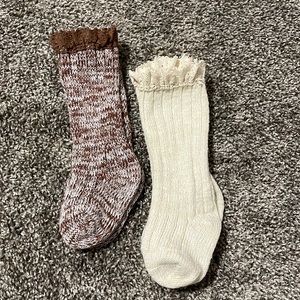 Rylee + Cru chunky knit socks size 2/3 NWOT